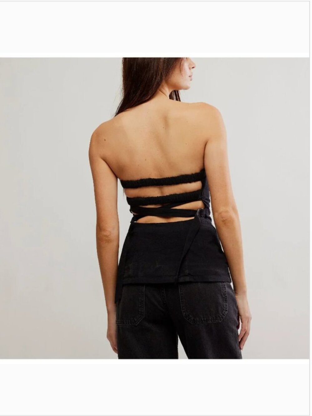 FREE PEOPLE NWT Lora Tube / Black - Picture 3 of 8